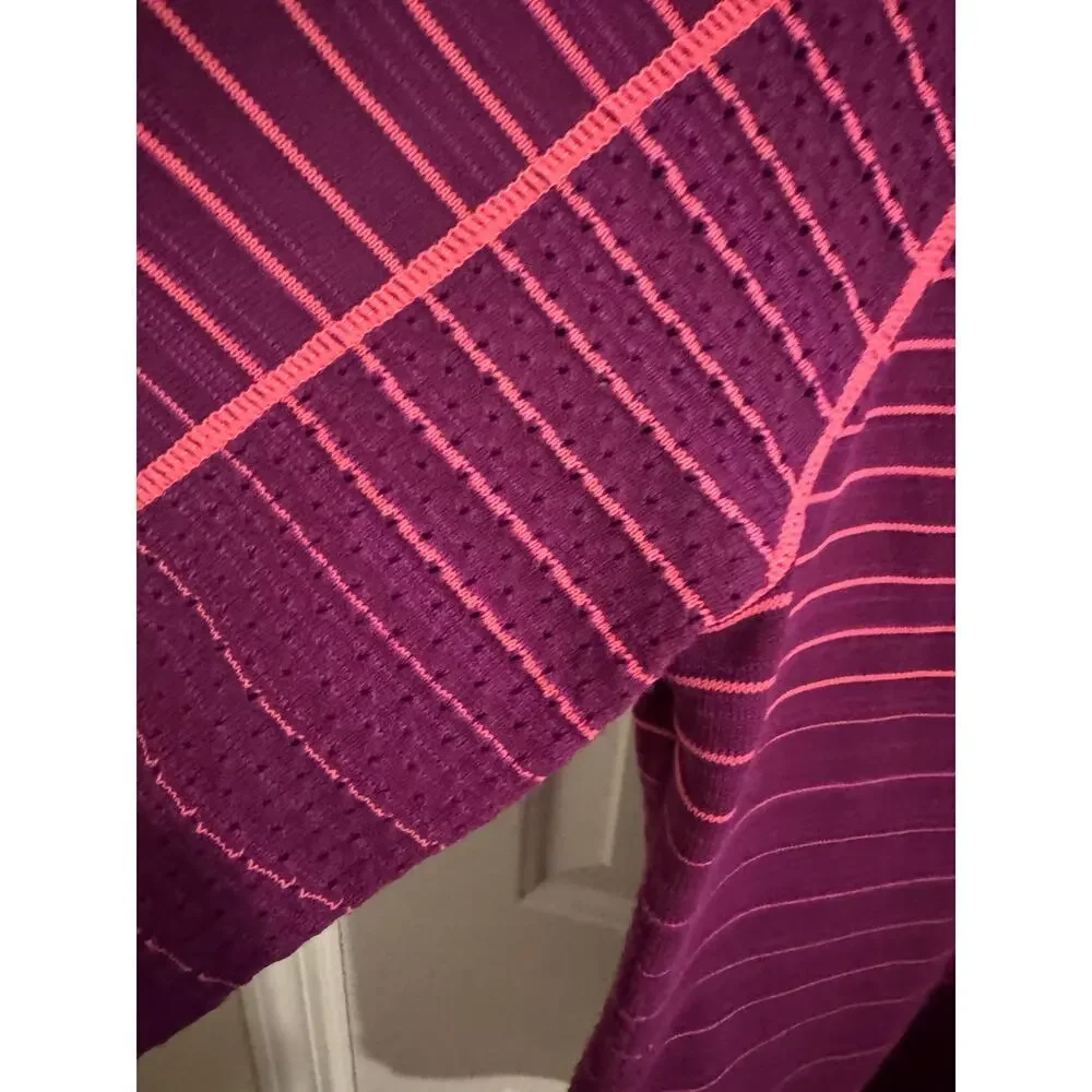 Annika Cutter & Buck Approach Technical Sweater Precision LAS00001 Purple XL